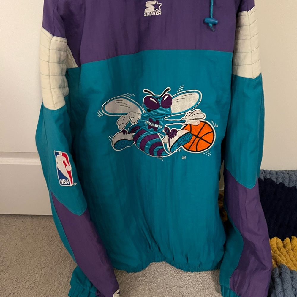 XXL Charlotte Hornets Starter Jacket VINTAGE